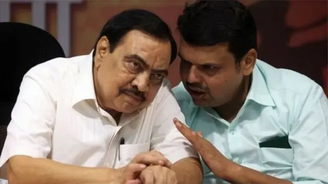 एकनाथ खडसे-देवेंद्र फडणवीस