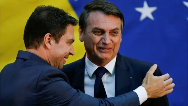 Bolsonaro com Alexandre Ramagem
