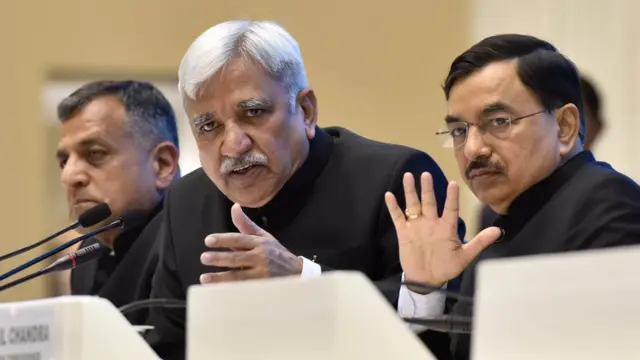 ভারতের বর্তমান নির্বাচন কমিশনাররা