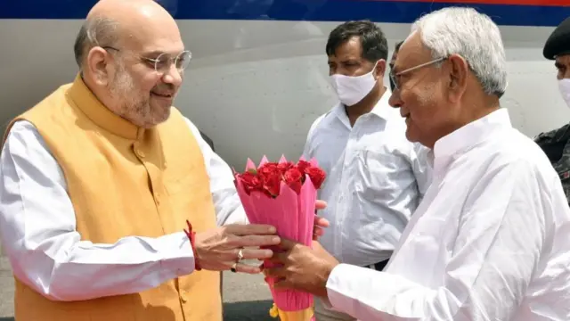 नीतीश कुमार और अमित शाह