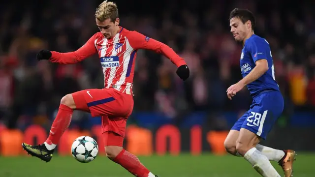 Griezmann est le meilleur buteur de l'Atletico cette saison avec 7 buts.