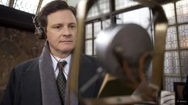 L'acteur Colin Firth a dépeint le roi George VI alors qu'il essayait de contrôler son bégaiement pour sa première émission en temps de guerre après le début de la guerre mondiale