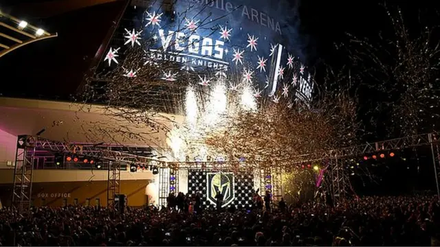 A general view of the T Mobile Arena in Las Vegas