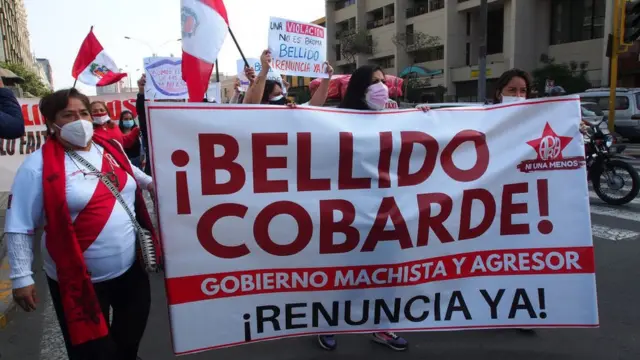 Manifestaciones contra Bellido