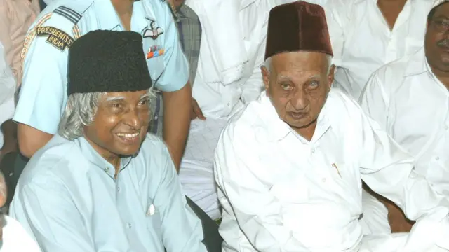 अपने भाई के साथ राष्ट्रपति कलाम