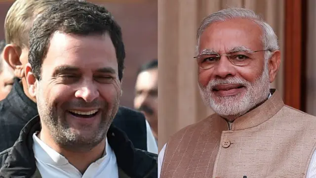 नरेंद्र मोदी और राहुल गांधी
