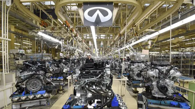 Fábrica de carros en Japón