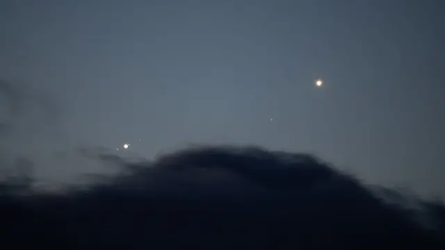 Venus y Júpiter