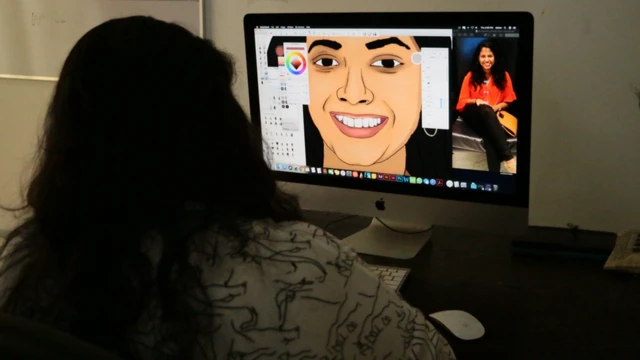 තහීරා, නිර්මාණයක යෙදෙමින්