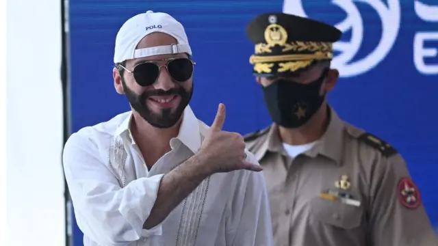 Le président du Salvador, Nayib Bukele