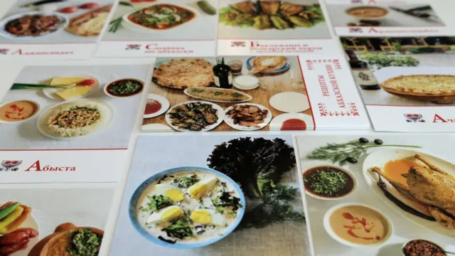 Recipes cards from Abkhazia