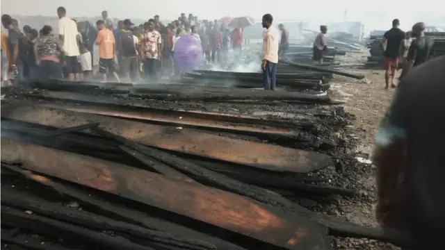 Ọkụ gbara Bonny Jetty dị na Port Harcourt
