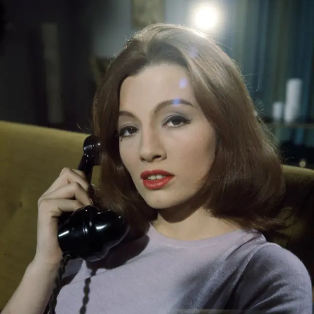Christine Keeler pictured in a secret screen test for the movie 'The Christine Keeler Story', 1963