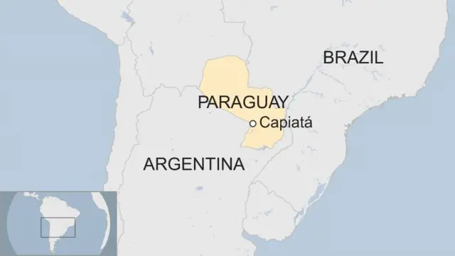 Peta Paraguay