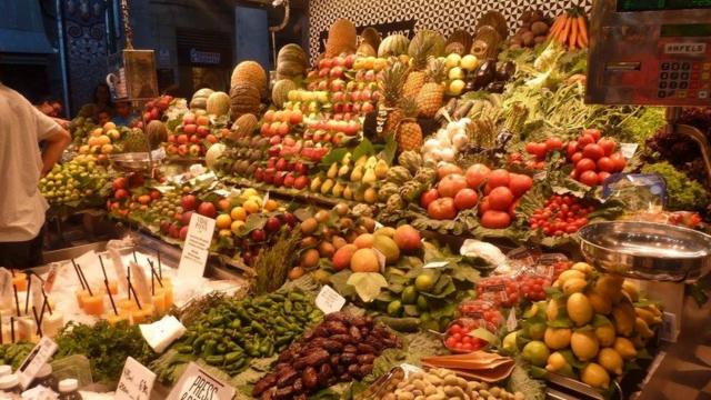 Esta foto del mercado de La Boquería de Barcelona nos la envió Marlyn Padilla Guarnizo. "La foto la tomé en el verano de 2015. Me encanta ir a este mercado, hay variedad de frutas y jugos muy fríos".