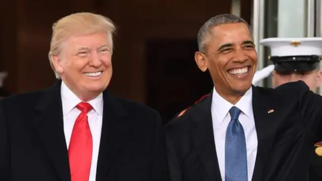 Rais Donald Trump na Obama