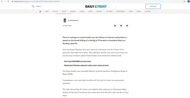 Akụkọ Daily Trust