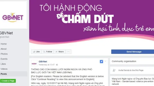 Mạng lưới GBVNET ra thông cáo bày tỏ sự bức xúc trước hiện trạng xâm hại tình dục trẻ em gái ở Việt Nam
