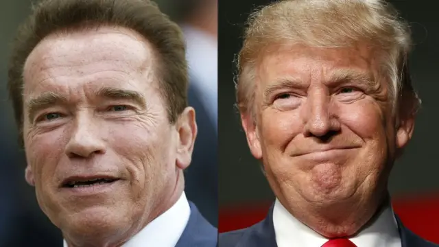 Arnold Schwarzenegger e Donald Trump