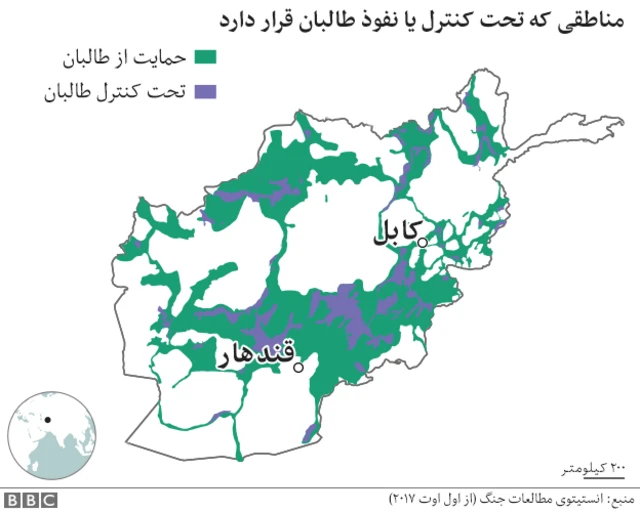 نفوذ طالبان