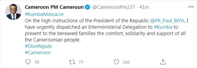 Cameroon PM