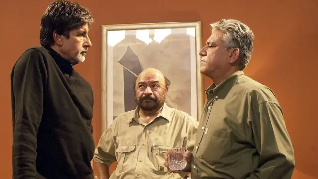 अमिताभ बच्चन और ओम पुरी