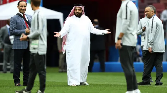 رئيس مجلس إدارة الهيئة العامة للرياضة في المملكة العربية السعودية تركي آل الشيخ