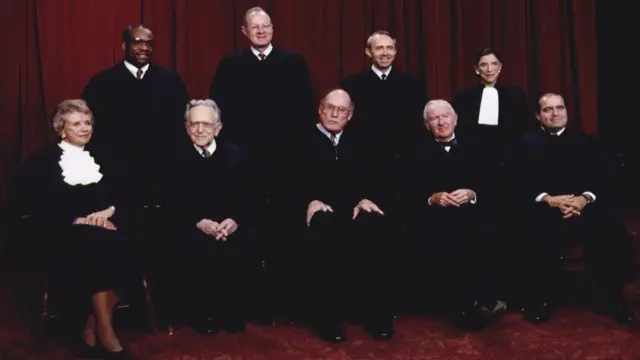1993年美国最高法院大法官合影