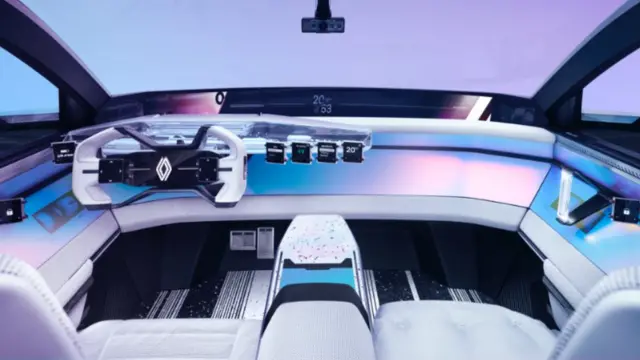 اتاق ماشین تا حد زیادی از مواد بازیافتی ساخته شده است