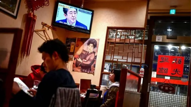 Un restaurante en Tokio