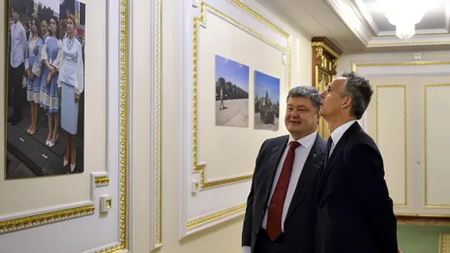 Єнс Столтенберг і Петро Порошенко
