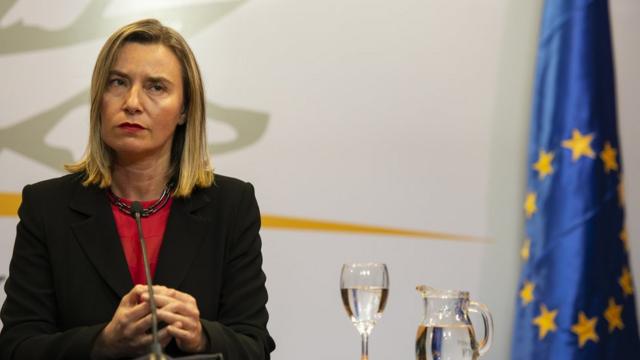 A chefefutebol ao vivo na tvpolítica externa da União Europeia, Federica Mogherini