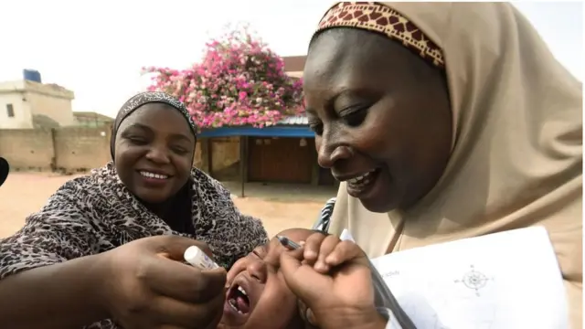 નાઇજીરીયાના પોલિયોના સંદર્ભમાં તસવીર