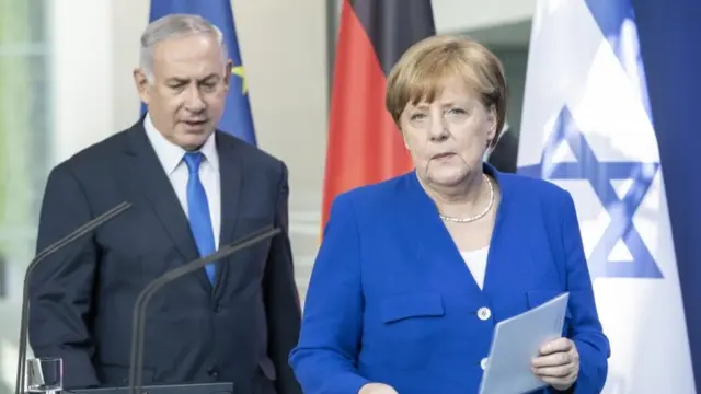 آقای نتانیاهو روز گذشته در آلمان با آنگلا مرکل دیدار کرد