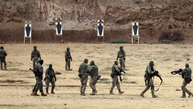 Украинские солдаты в Испании