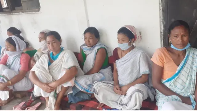 बाघजान एमई स्कूल में स्थापित किया गया शिविर