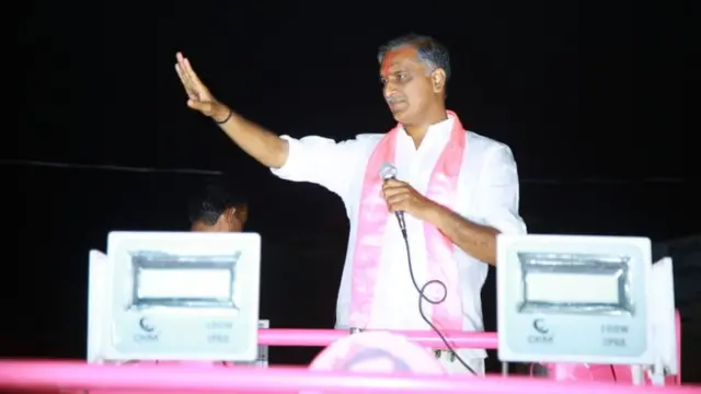 హరీష్ రావు, ఎన్నికల కమిషన్