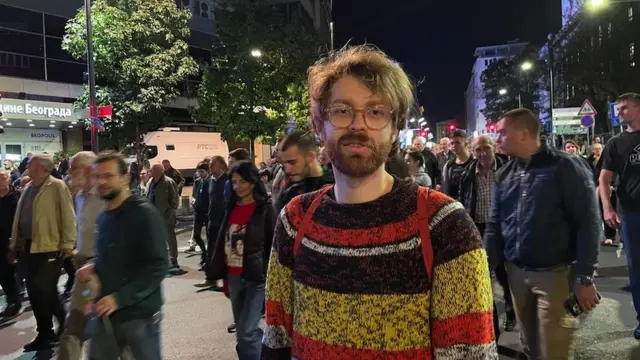 Danijel iz Beograda bio na dvadeset protesta "Srbija protiv nasilja" do sada