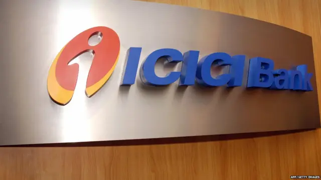 Illustration picture shows the logo of Indian bank Icici, 04 May 2006,