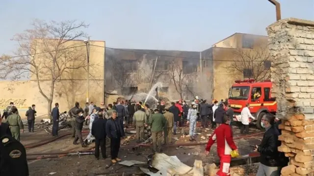 سقوط هواپیمای جنگی در تبریز