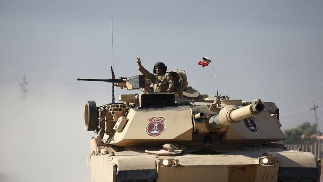 دبابة إبرامز أم 1 تابعة للجيش العراقي