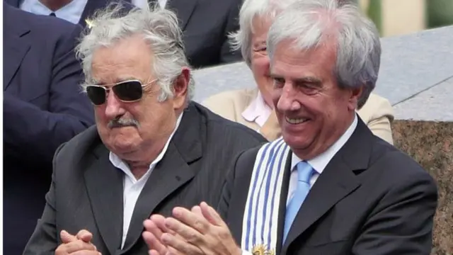 José Mujica y Tabaré Vázquez