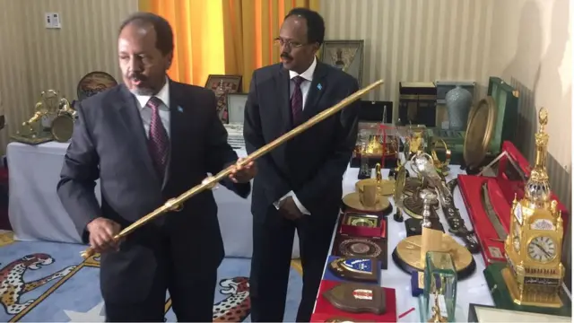 Seefta madaxtooyada oo Xasan Sheekh uu gacanta ku haya