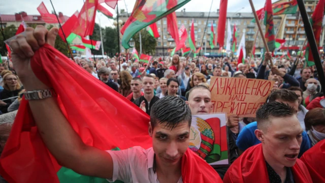 Митинг в поддержку Александра Лукашенко 25 августа 2020 г.