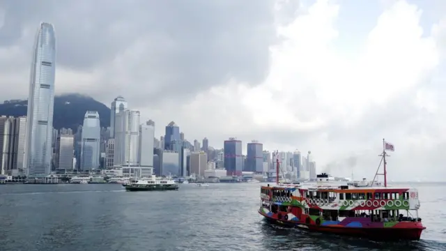 香港维多利亚港（新华社图片12/5/2021）