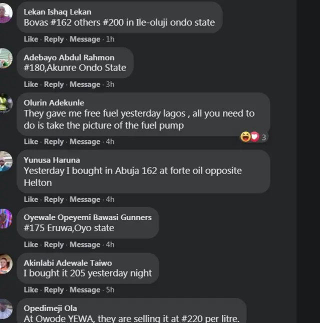 Ọ̀rọ̀ iye jálá epo ṣe ọ̀tọ̀ọ̀tọ jákàjádò orílẹ̀ èdè Nàìjíríà.