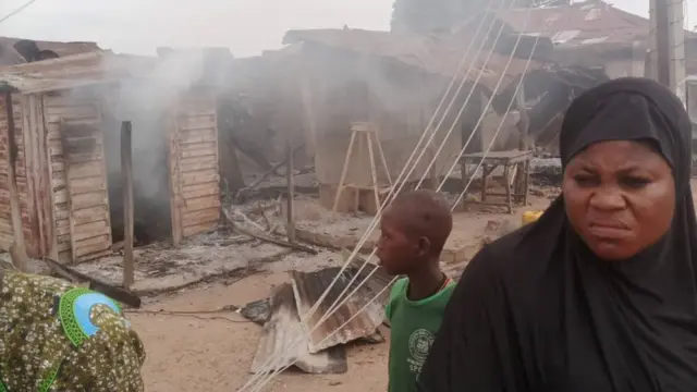 Aworan aafin Asigangan ti wọn jona