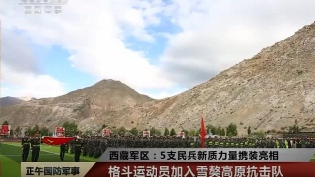 中国专业格斗"民兵"部署在西藏