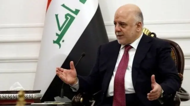 حیدر عبادی به طور مشخص با گروه داعش به عنوان خطر اصلی مواجه بود