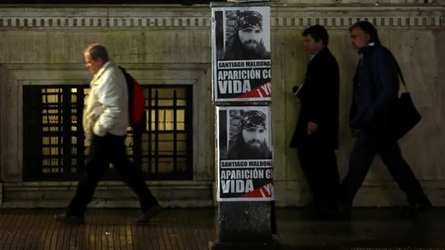 Carteles de Maldonado en Buenos Aires